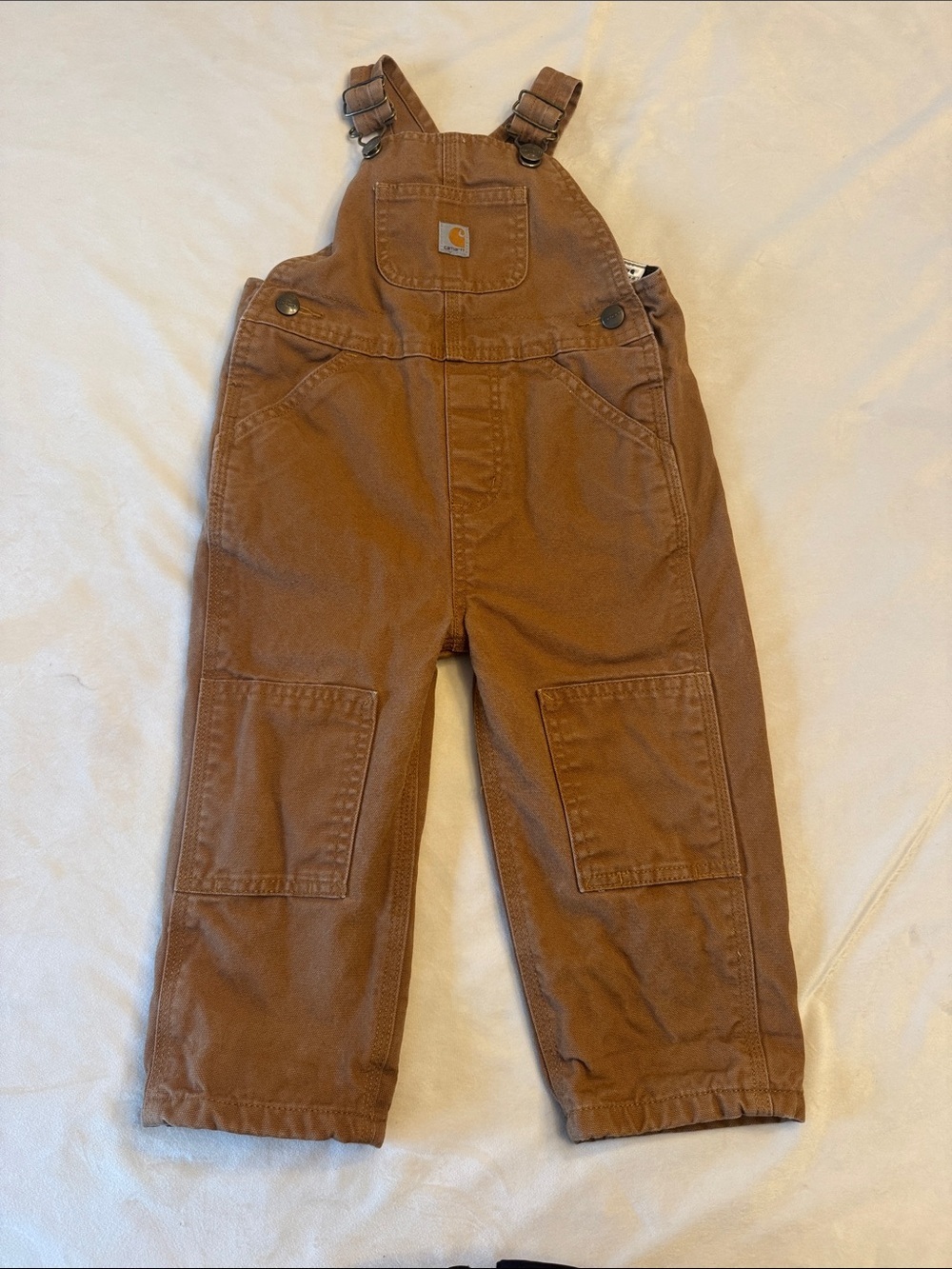 Carhartt Flannel Lined Overalls, sz 2T